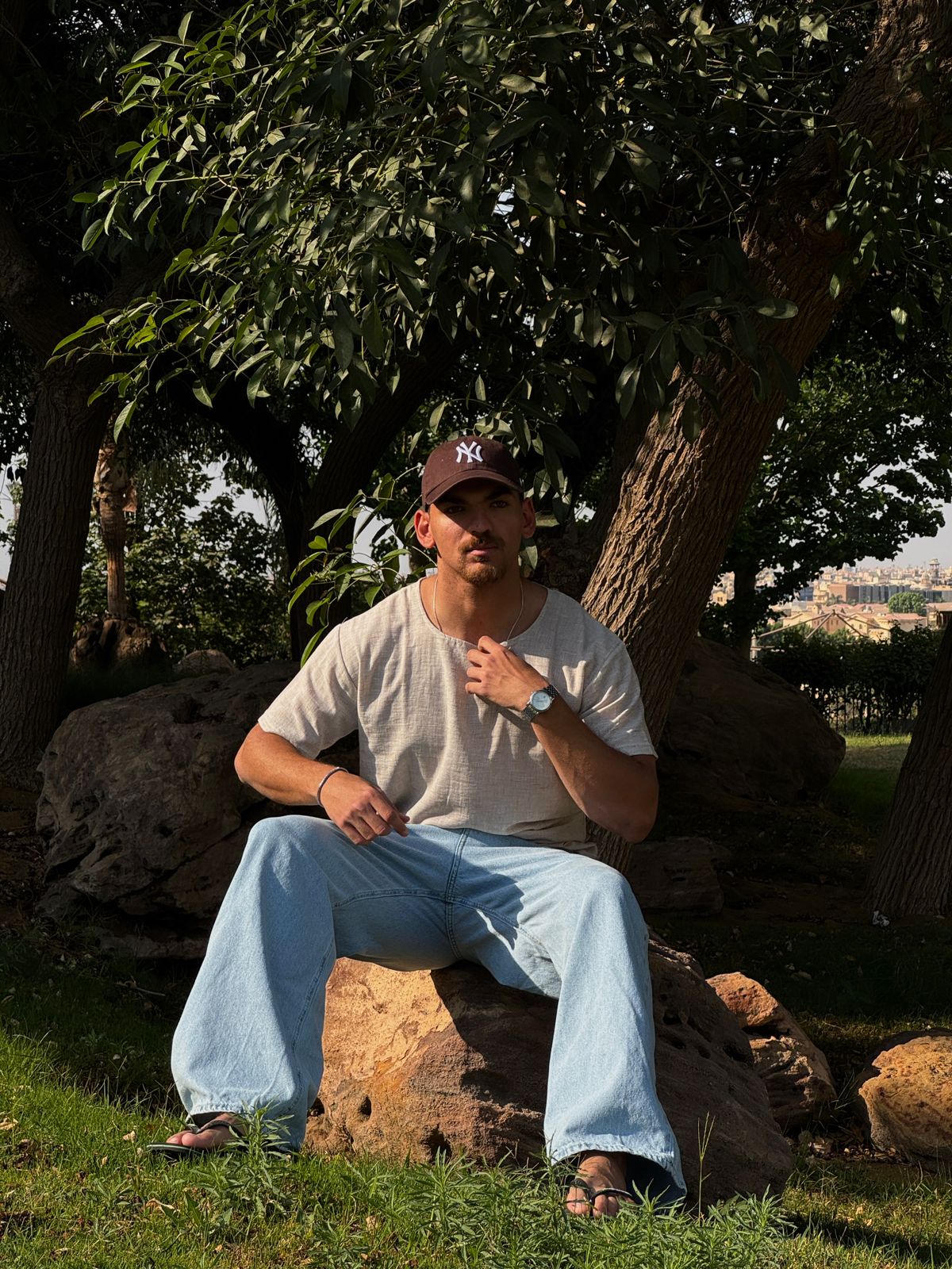 Soft Sand Linen Tshirt