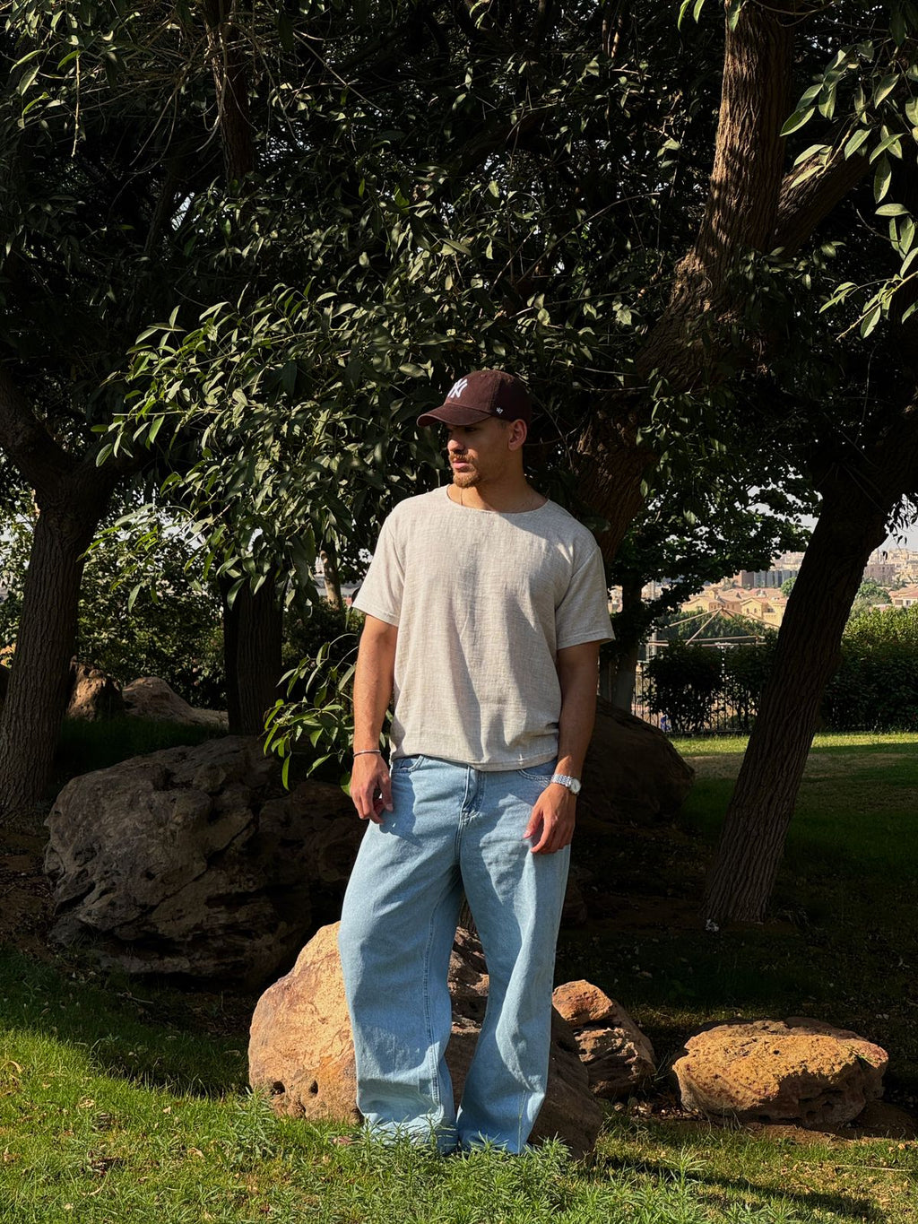 Soft Sand Linen Tshirt